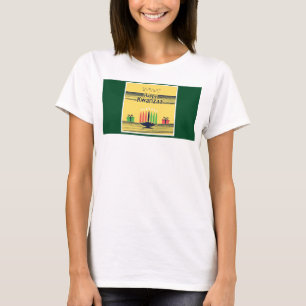 SlipperyJoe's Kwanzaa warme vierende toon traditie T-shirt