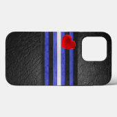 SlipperyJoe's lederen trots vlag zwart koninklijk  Case-Mate iPhone Case (Achterkant (horizontaal))