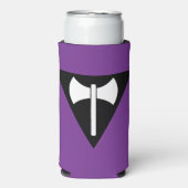 SlipperyJoe's Lesbian Pride vlag Labrys ax triangl (Seltzer Voorkant)