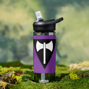 SlipperyJoe's Lesbian Pride vlag Labrys ax triangl Waterfles