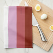 SlipperyJoe's lesbische trots vlag vrouwelijke gem Theedoek (Quarter Fold)