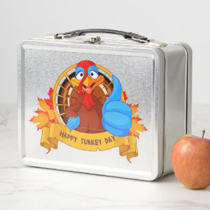 SlipperyJoe's leuke cartoonstijl Thanksgiving-ontw