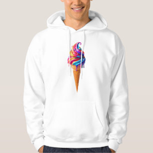 SlipperyJoe's levendige ijsje voedselklassieker  Hoodie
