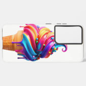 SlipperyJoe's levendige ijskegel food classic Samsung Galaxy Hoesje (Achterkant horizontaal)