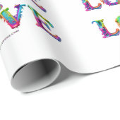 SlipperyJoe's liefde is liefde spuitverf gay pride Cadeaupapier (Rol Hoek)