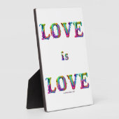 SlipperyJoe's liefde is liefde spuitverf gay pride Fotoplaat (Zijkant)