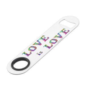SlipperyJoe's liefde is liefde spuitverf gay pride Speed Flessenopener