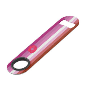SlipperyJoe's lippenstift lesbische pride vlag gay Speed Flessenopener
