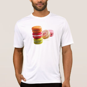 SlipperyJoe's Macaroon koekjes Franse gestapelde l T-shirt