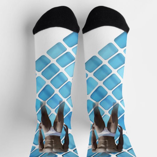 SlipperyJoe's Man ondergoed 6-pak borstkas mannetj Sokken (Top)