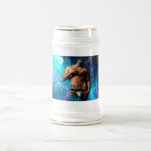 SlipperyJoe's Man ondergoed piek paars blauw Bierpul (Center)