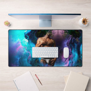 SlipperyJoe's Man ondergoed piek paars blauw Bureaumat