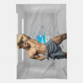 SlipperyJoe's Man serviette brisée mur de brique b (Vertical)