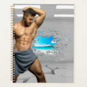 SlipperyJoe's Man serviette brisée mur de brique b (Devant)