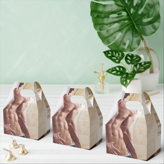 SlipperyJoe's Man sixpack shirtless sexy musculair Bedankdoosjes (Meervoudige)