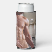 SlipperyJoe's Man sixpack shirtless sexy six pack (Seltzer Voorkant)