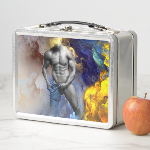 SlipperyJoe's Man stomende shirtloze abs sixpack z
