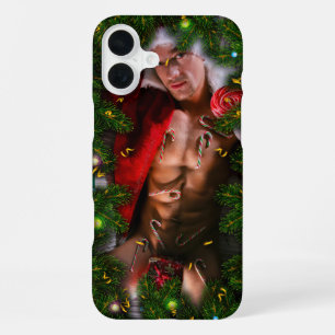 SlipperyJoe's mannelijke borst zes-pack buik bloot iPhone 16 Plus Hoesje