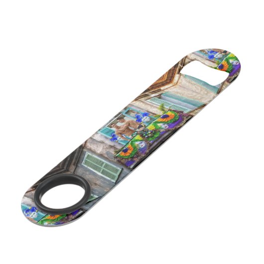 SlipperyJoe's Mardi Gras Hommes violet or vert bal (Dos Angle)