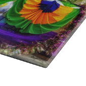 SlipperyJoe's Mardi Gras maskers kralen decoraties Snijplank (Hoek)