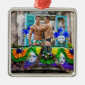 SlipperyJoe's Mardi Gras masques perles décoration (Devant)