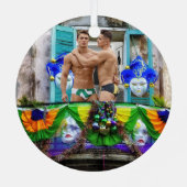 SlipperyJoe's Mardi Gras masques perles décoration (Verso)