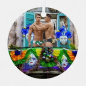 SlipperyJoe's Mardi Gras masques perles décoration (Recto)