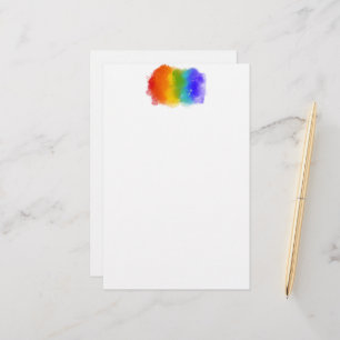 SlipperyJoe's moderne trots spat energie en kleur Briefpapier