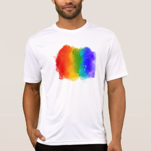 SlipperyJoe's moderne trots spat energie en kleur T-shirt