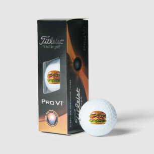 SlipperyJoe's mondwaterende cheeseburger knapperig Golfballen