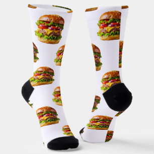 SlipperyJoe's mondwaterende cheeseburger knapperig Sokken