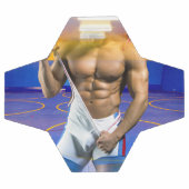 SlipperyJoe's musculaire bulge six pack gym trai (Plat)