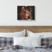 SlipperyJoe's muscular ghost stone tunnel Hallowee Canvas Afdruk (Insitu (Slaapkamer))