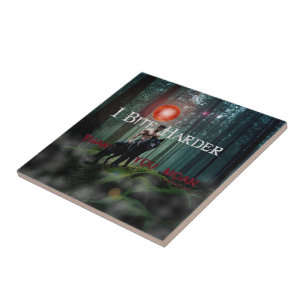 SlipperyJoe's mystieke Halloween-stijl sfeer Tegeltje