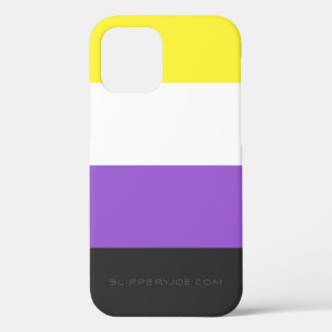 SlipperyJoe's Nonbinary Pride Vlag homoseksuele ge iPhone 12 Pro Hoesje