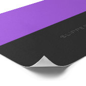 SlipperyJoe's Nonbinary Pride Vlag homoseksuele ge Poster (Hoek)