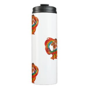 SlipperyJoe's opvallende moderne Pride-thema mascu Thermosbeker