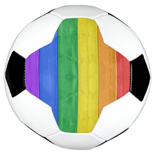 SlipperyJoe's orgueil drapeau en bois horizontal a (Tourné)