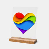 SlipperyJoe's orgueillement coeur courbes forme 3D (Angle)