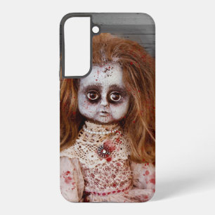 SlipperyJoe's oude pop Happy Halloween kreepy bloo Samsung Galaxy Hoesje