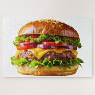 SlipperyJoe's overdonderende gestapelde hamburger Legpuzzel