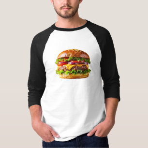 SlipperyJoe's overdonderende gestapelde hamburger  T-shirt