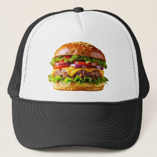 SlipperyJoe's overdonderende gestapelde hamburger Trucker Pet