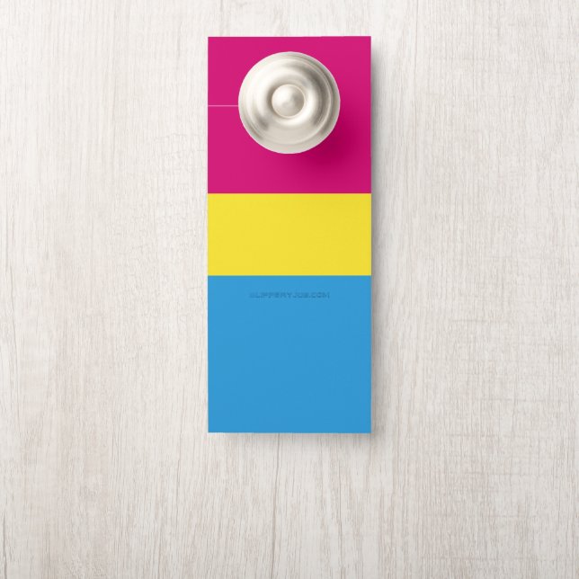 SlipperyJoe's panseksuele pride vlag (Op knop)