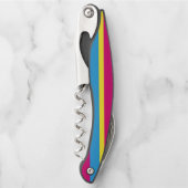 SlipperyJoe's panseksuele pride vlag Kurkentrekker (Voorkant)