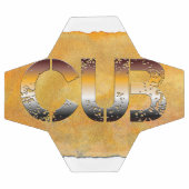 SlipperyJoe's petit ours mot orange-brun pro (Plat)