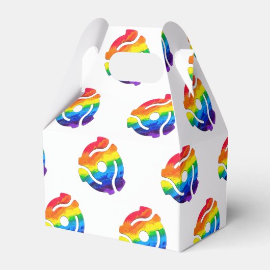 SlipperyJoe's plastic 45 RPM-recordadaptervibran Bedankdoosjes (Voorkant Zijde)