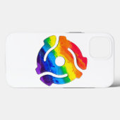 SlipperyJoe's plastic 45 RPM-recordadaptervibran Case-Mate iPhone Case (Achterkant (horizontaal))