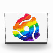 SlipperyJoe's plastic 45 RPM-recordadaptervibran Fotoblokken (Voorkant)