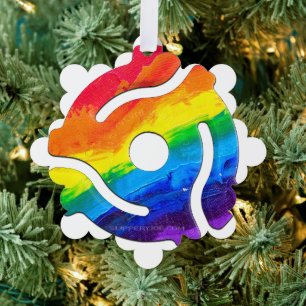 SlipperyJoe's plastic 45 RPM-recordadaptervibran Ornament Kaart